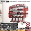 ODSNANIE Power Tool Organizer Wall Mount, 4 Layers Tool Storage