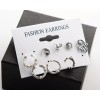 Patry Conjunto Aretes 8 Pza Bohemio Sol Luna Joyería Mano