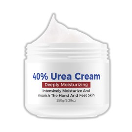 Urea Foot Cream, 40% Urea Cream Cracked Heel Repair Cream for Feet and Hand Foot Cream for Callus Remover & Nourishes Soften Maximum Strength for Hand Foot And Body Care 150g