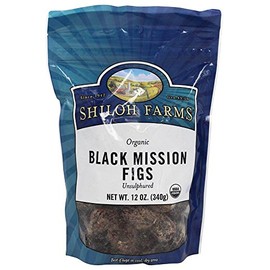 Shiloh Farms Organic Black Mission Figs Unsulphured - 12 oz