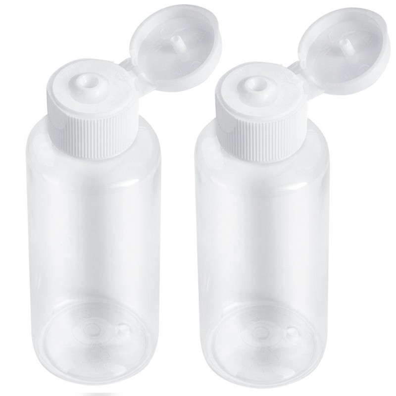 Bekith 30 Pack 2 oz Plastic Empty Bottles with Flip