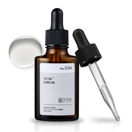 KisoCare VC30 High Concentration Vitamin C Serum, 30% Pure Essence, 1.0 fl oz (30 ml), New Vitamin C Derivative, Domestically Produced, Vitaminc, Hyaluronic Acid, Tocopherol