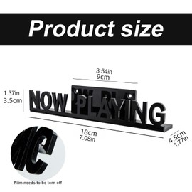 xiruiubao Vinyl Record Holder Wall, Acrylic Record Wall Mount, 18 x 3.5 x 4.5 cm Vinyl Record Stand for Display Plates, Photo Album and Collectibles (Pack of 2, Black)