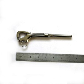 jingyi JY-Marine 316 Stainless Steel Quick Release Pelican Hook Shackle Sailing Boat Yacht, Fits 3/16" Stainless Steel Wire Rope Cable