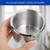 uxcell 2 Pcs 201 Stainless Steel Drop-in Cup, 2.17" x