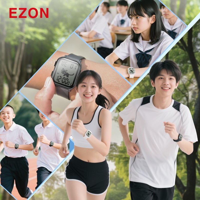 EZON Digital Learning & Exercise Watch, Pedometer, Running Watch, T048