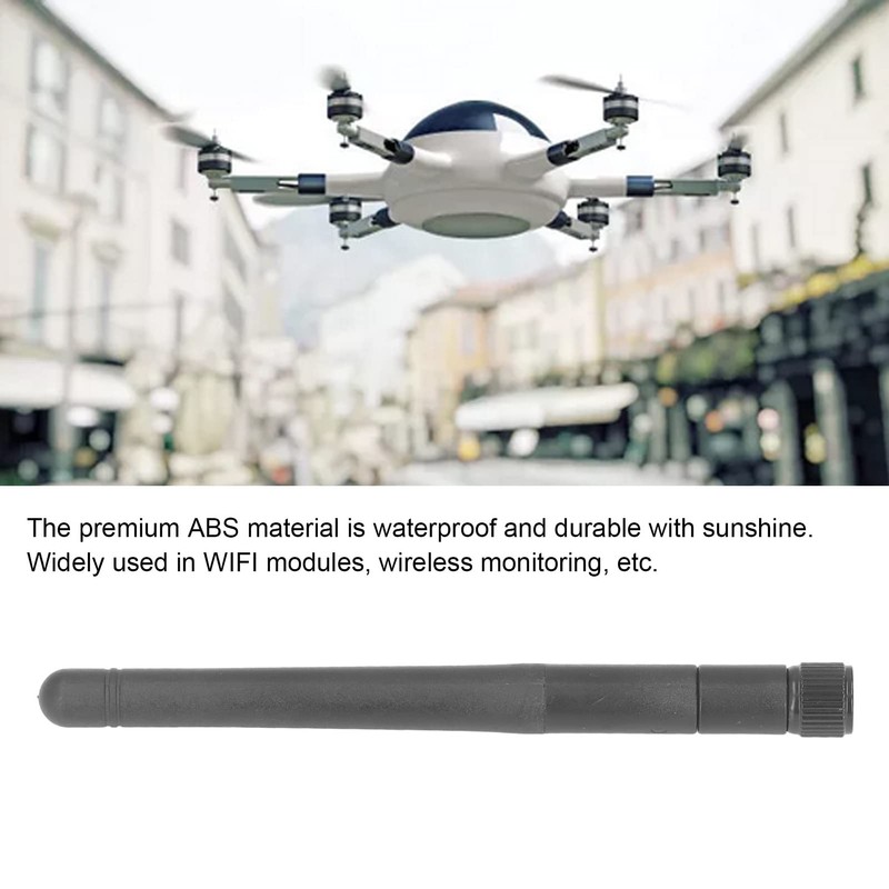 5 Piezas de Antena, 2.4G ABS Plegable Impermeable Interior Omnidireccional