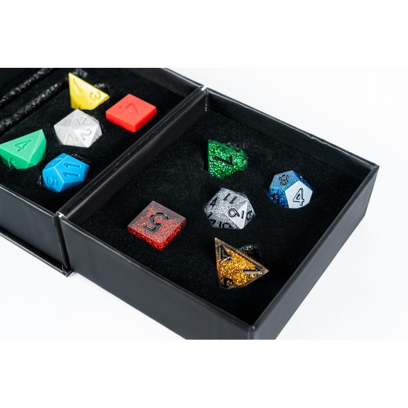FanRoll D&D Dice Set 50th Wedding Anniversary Then Now Commemorative