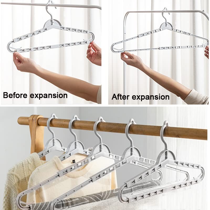 Foshine 4 Pack Extra Large Hangers Big Clothes Hangers Enlarge