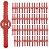 Huakaile 60 Pcs String Trimmer Head Blades Replace, Weed Eater