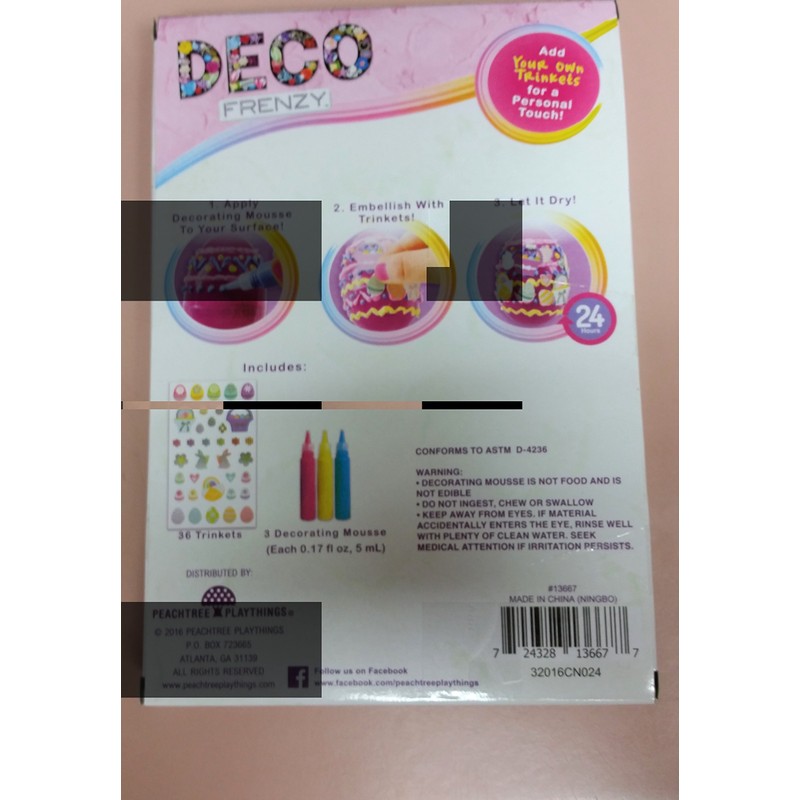 Deco Frenzy Easter Egg Decorating Kit Easter Eggs with 30
