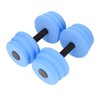 2pcs Floating Dumbbell EVA Thread Design Aquatic Exercise Dumbbell for