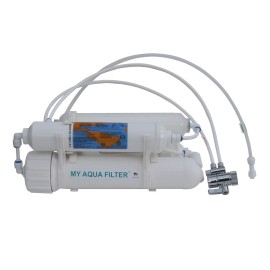 My Aqua Filter 4-stage Portable Countertop RO Reverse Osmosis Aquarium System with DI, 75 GPD