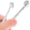 Kichvoe Kitchen Serving Tongs 2 Pieces Mini Ice Tongs Serving