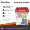 ﻿﻿﻿K-Safe Time Locking Container (Medium), Timed Lock Box for Cell