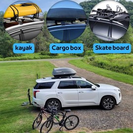 Titopena Roof Rack Cross Bars fit for Hyundai Palisade 2019 2020 2021 2022 2023 2024 2025 SE,SEL,Limited,Calligraphy Bag Luggage Kayak Canoe Bike Snowboard Skiboard