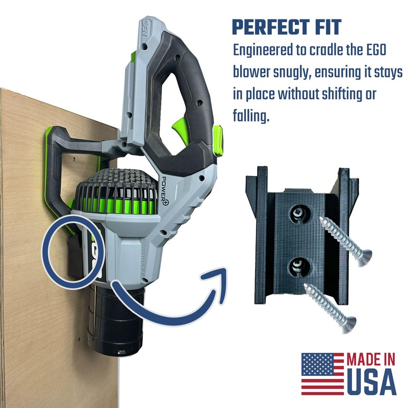 Wall Mount/Mounting Bracket Compatible with EGO 765 Leaf Blowers (Ego