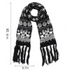 Felice Ann Unisex Christmas Reindeer Snowflake Scarf Fall Winter Warm