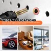 Tanstic 26Pcs M8 Multi-Grip Rivet Nut Kit, Zinc Plated Carbon