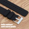 Wellfit Watch Strap, 22mm Silicone Watch Band, 22mm Watch Band