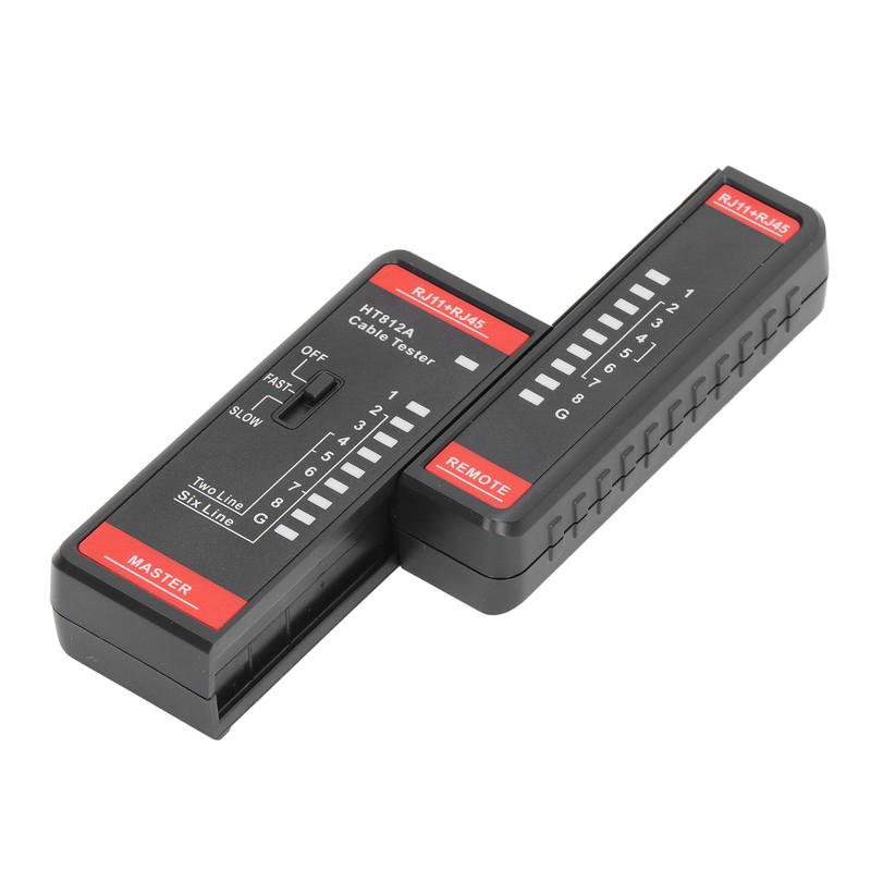 Network Cable Tester RJ11 RJ45 Phone Line Wire Test Tool