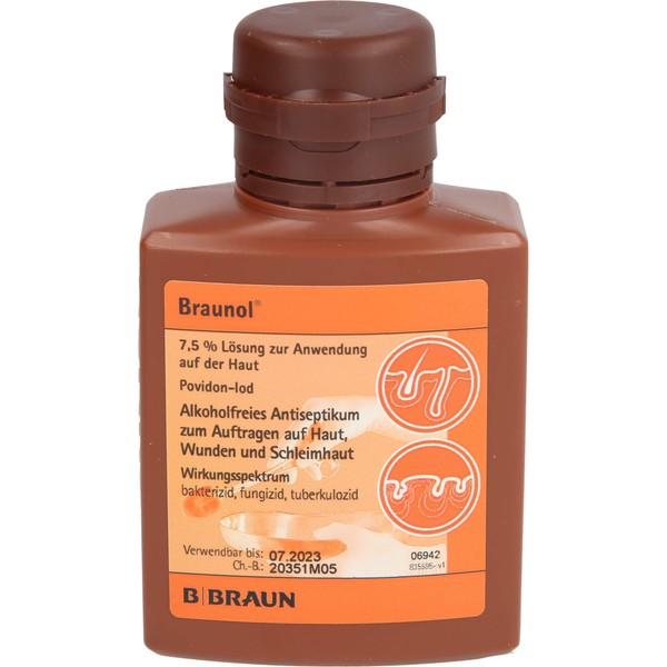 Braunol Lösung alkoholfreies Antiseptikum, 100 ml Solution