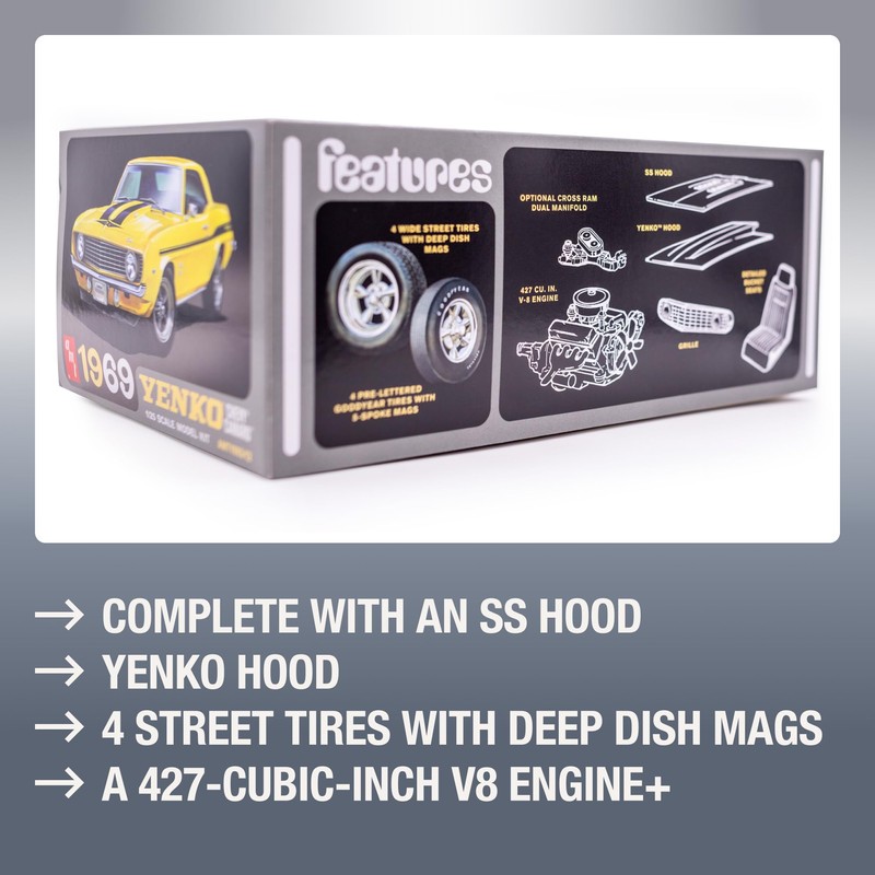 AMT 1969 Chevy Camaro (Yenko) 1:25 Scale Model Kit