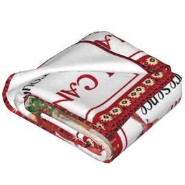 Christian Cross Blanket Christian Bible Verse Scripture Decor Throw Blanket Gifts for Girls Boys I Can Only Imagine Warm Soft Plush Lightweight Fleece Flannel Blanket for Kids Adults Men Women 50"X40"