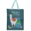 Puckator Alpaca Design Reusable Shopping Bag, fabric, Mixed, Height 40cm