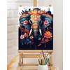 TOCARE Elephant Paint by Numbers Kit for Adults Beginner, Elephant