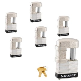 Master Lock - (6) Keyed Alike Trailer & Multi Purpose Padlocks, 37KA-6