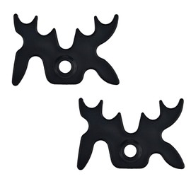 Miokun 1/2/4/8/16 Pack Plastic Moosehead Pool Billiard Cue Bridge Head (2)