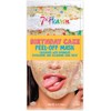 7th Heaven 7th Heaven Birthday Cake Peel-Off Face Mask with Plant Based Sprinkles and Vanilla to Exfoliate and Moisturise Skin (Pack of 1)