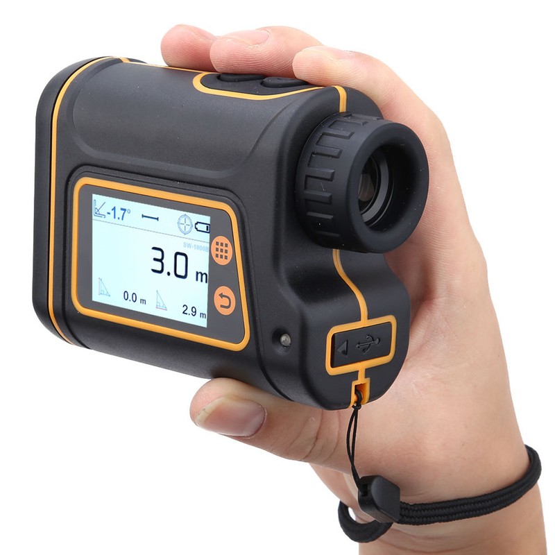 SW-1000B 1000m Handheld Telescope Distance Meter Distance Measuring Equipment Tool