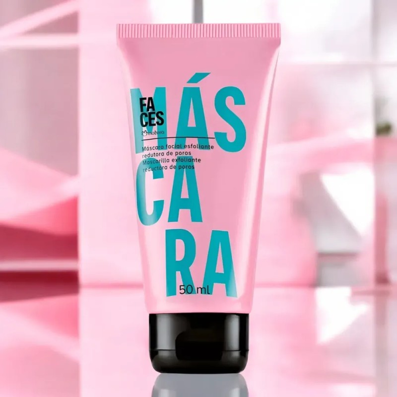 Faces Mascara Facial Exfoliante Reductora De Poros Natura Grasa