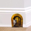 5pcs Interesting Scaredy Mice Mouse Hole 3D Wall Sticker Realistic