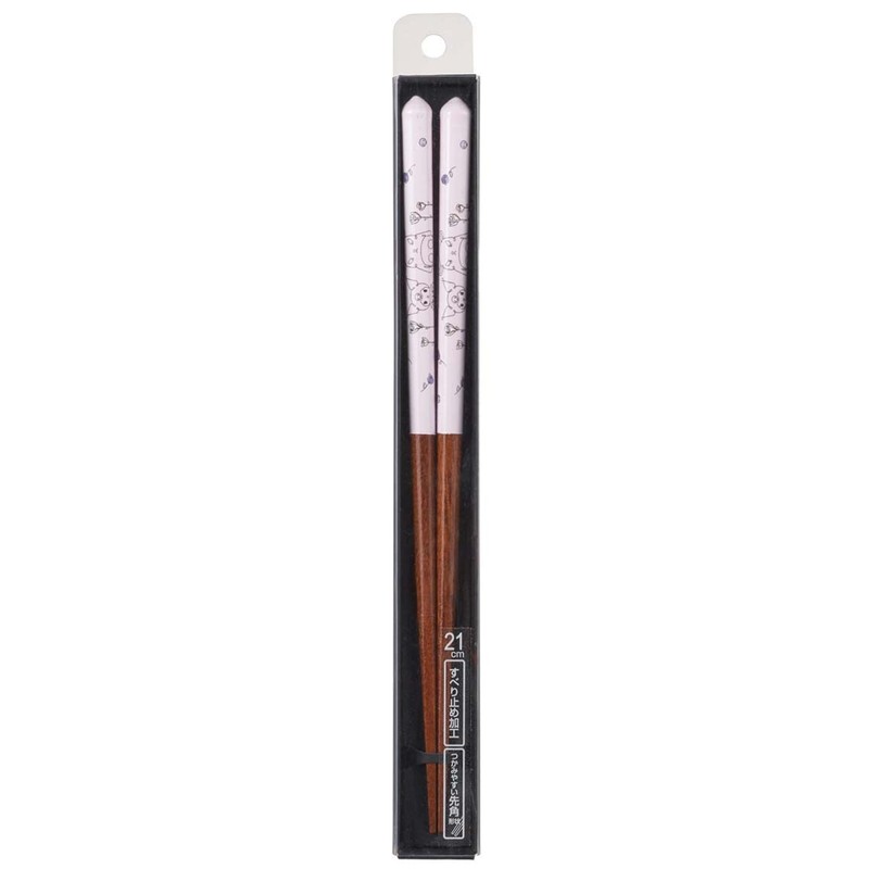 Skater Painted Chopsticks, 21cm, Kuromi, Sanrio Line Design ANN4SQ-A