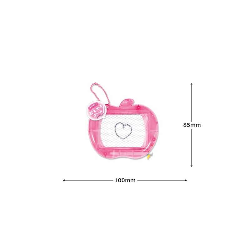 Coolia 96350 Keychain & Mascot Mini Drawing Board, Candy Pink