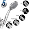 HOPOPRO Handheld Shower Head with High Pressure, 5 Spray &