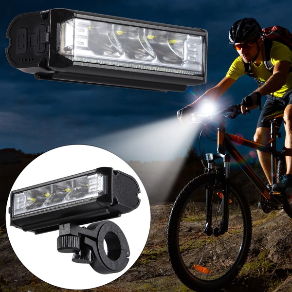 Unbranded High-Power Rechargeable & Waterproof LED Bicycle Front Light for