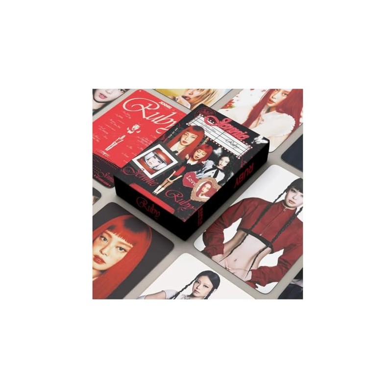 55 Photocards Jennie - Ruby