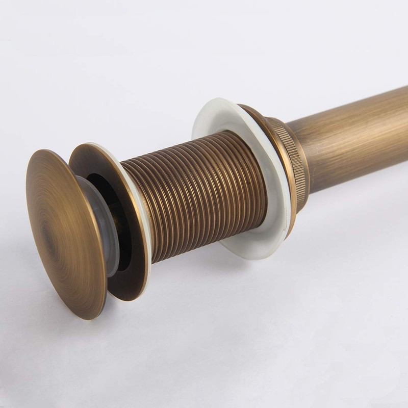 Flybath - llave de lavabo de latón envejecido, para baño,