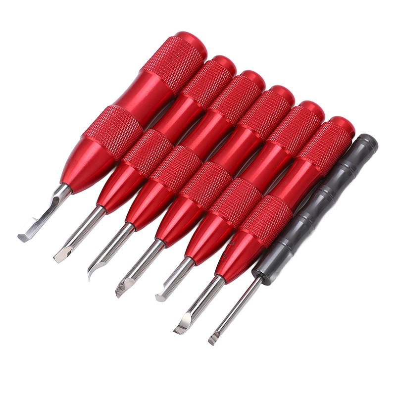 7 Pcs Watch Back Cover Opener Tool Multi Specification Aluminum