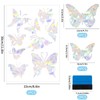 TXXATX Prism Window Sticker, Butterfly-Shaped, Bird Protection Stickers for Windows,