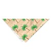 Ambesonne Oasis Pet Scarf, Repetitive Palm Tree, 16" X 16",
