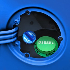 Wsays Magnetic Billet Aluminum Blue Diesel Exhaust Fluid Cap/DEF Cap & Green Fuel Cap Compatible with Dodge Ram Cummins EcoDiesel 1500/2500/3500/4500/5500 2013-2018 Pick-up Truck