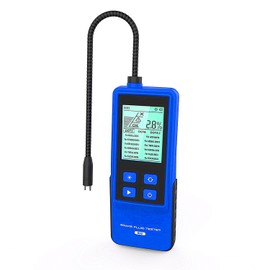 Brake Fluid Tester Automotive Digital Brake Fluid Detector Moisture Detector for DOT3 DOT4 DOT5.1, Car Brake Fluid Boiling Point Meter with 2.8" Display Audible Alarm High Precision Probe