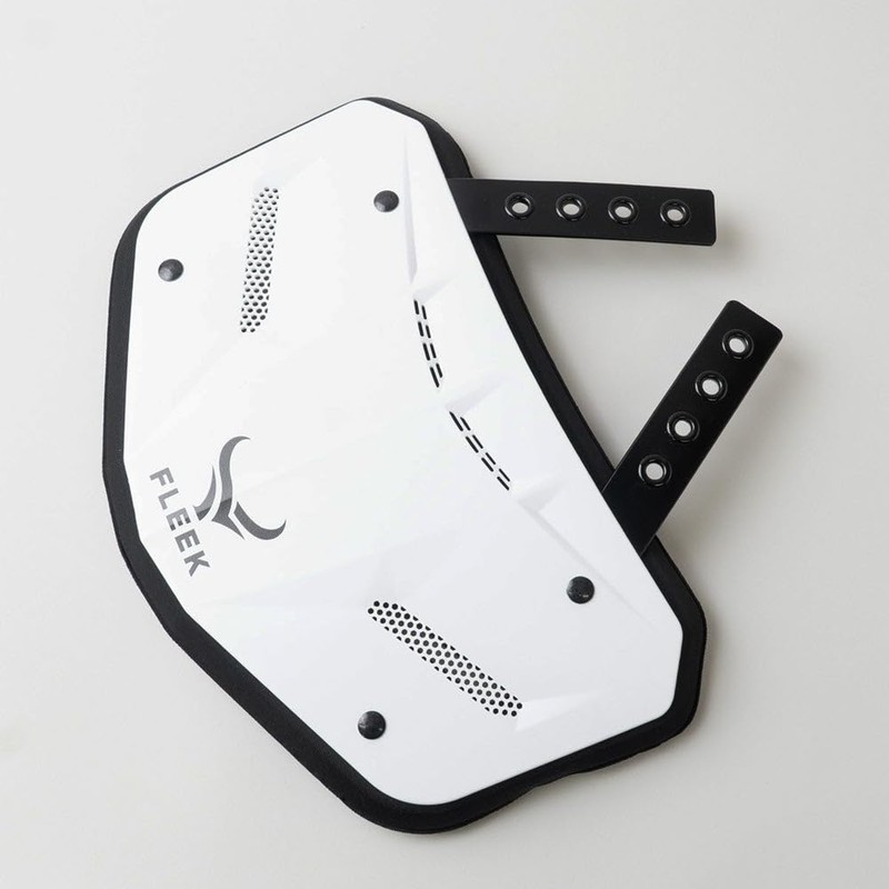 FLEEK Football Backplate V3 White Injury Prevention Shoulder Pad American