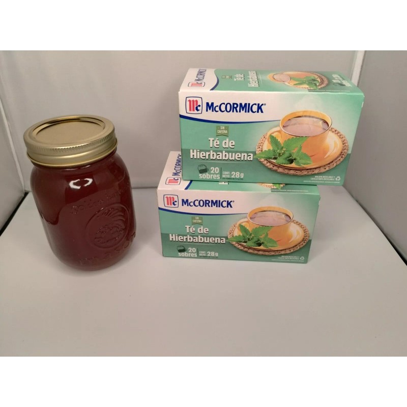 McCormick 2 cajas de te de hierba buena con 20