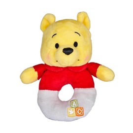Winnie The Pooh Red Shirt Ring Nursery Rattle Toy